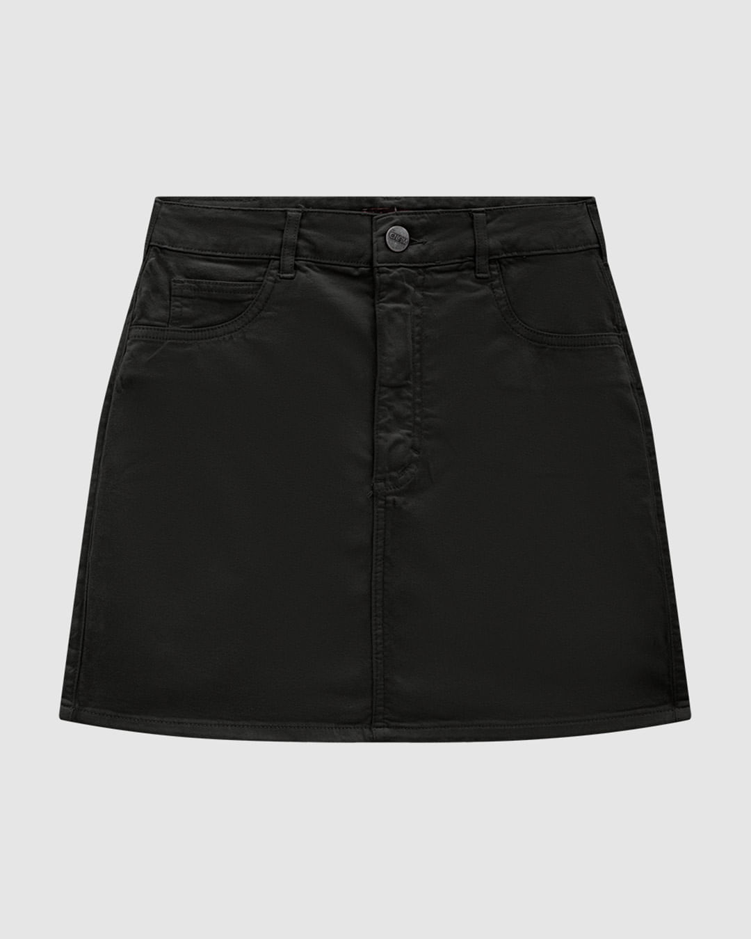 Saia Evasê Feminina Bolso Funcional Em Sarja Com Elastano - ENFIM - Imagem 8