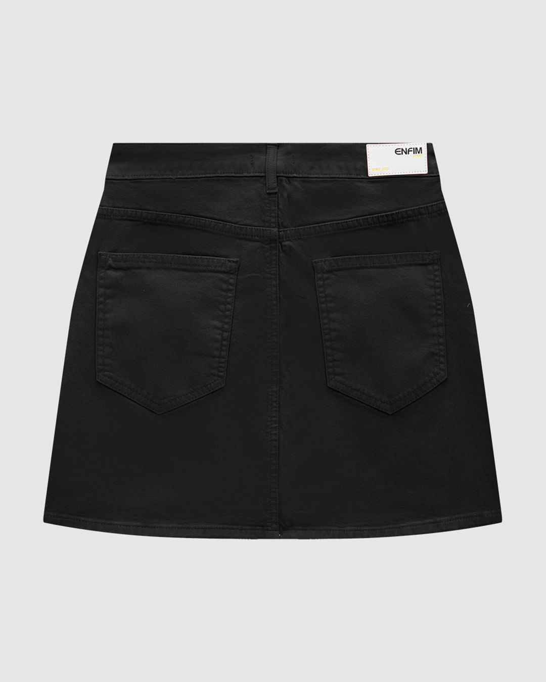 Saia Evasê Feminina Bolso Funcional Em Sarja Com Elastano - ENFIM - Imagem 6