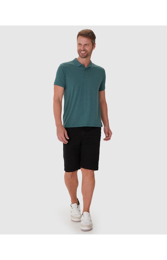 Bermuda Tradicional Masculina Em Sarja Com Elastano