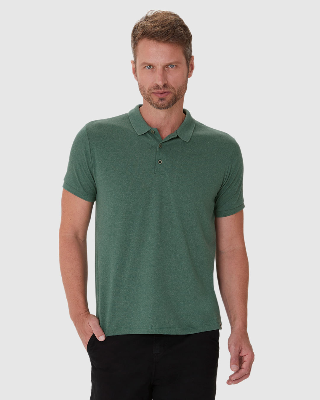 Camisa Polo Movimento Gola Esporte Em Malha Anti Odor