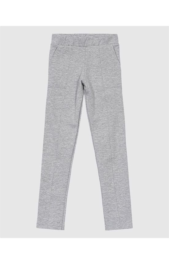 Calça Legging Em Moletom Stretch Menina Carinhoso