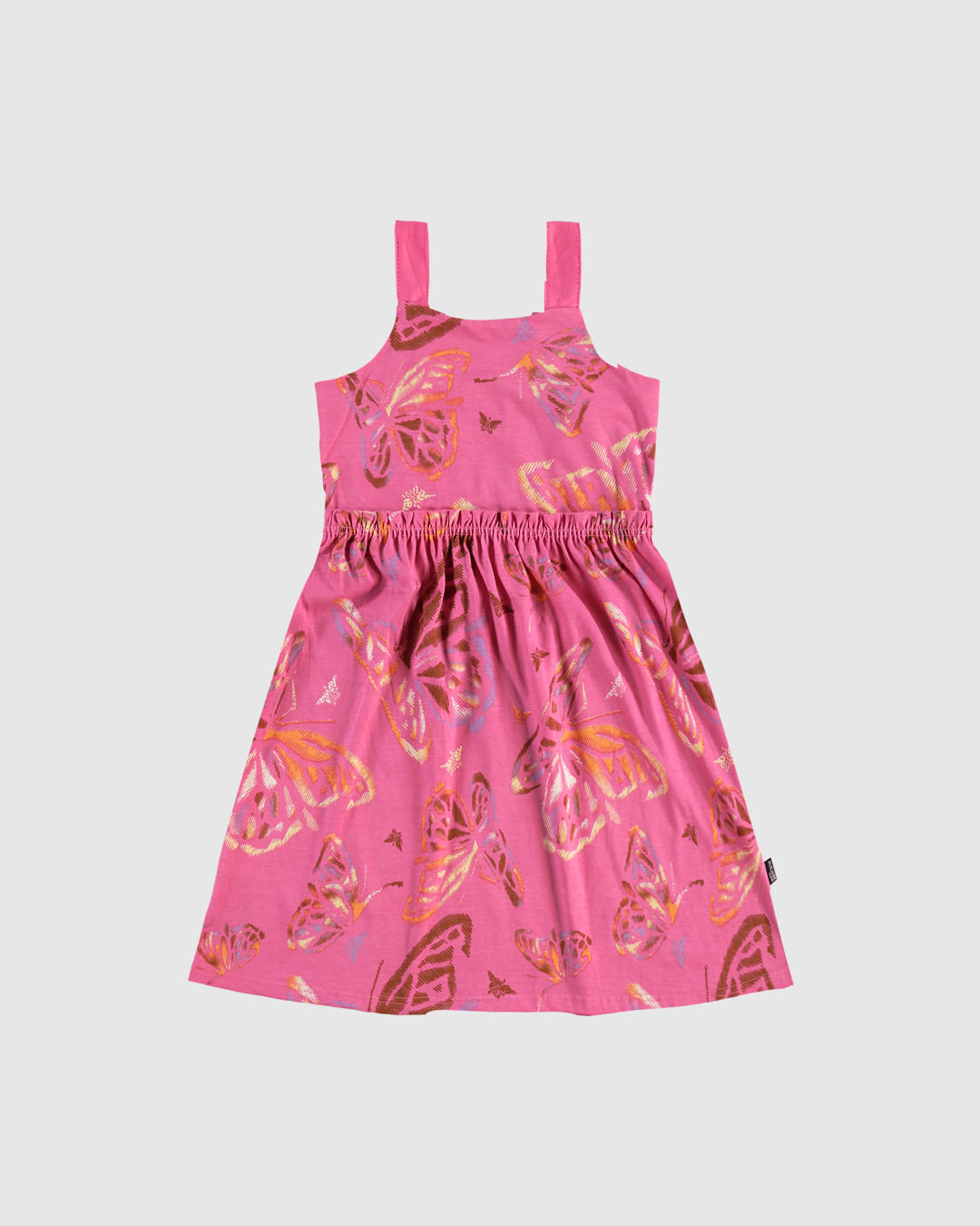 Vestido Infantil Estampa Borboleta Em Algodão Malwee Kids