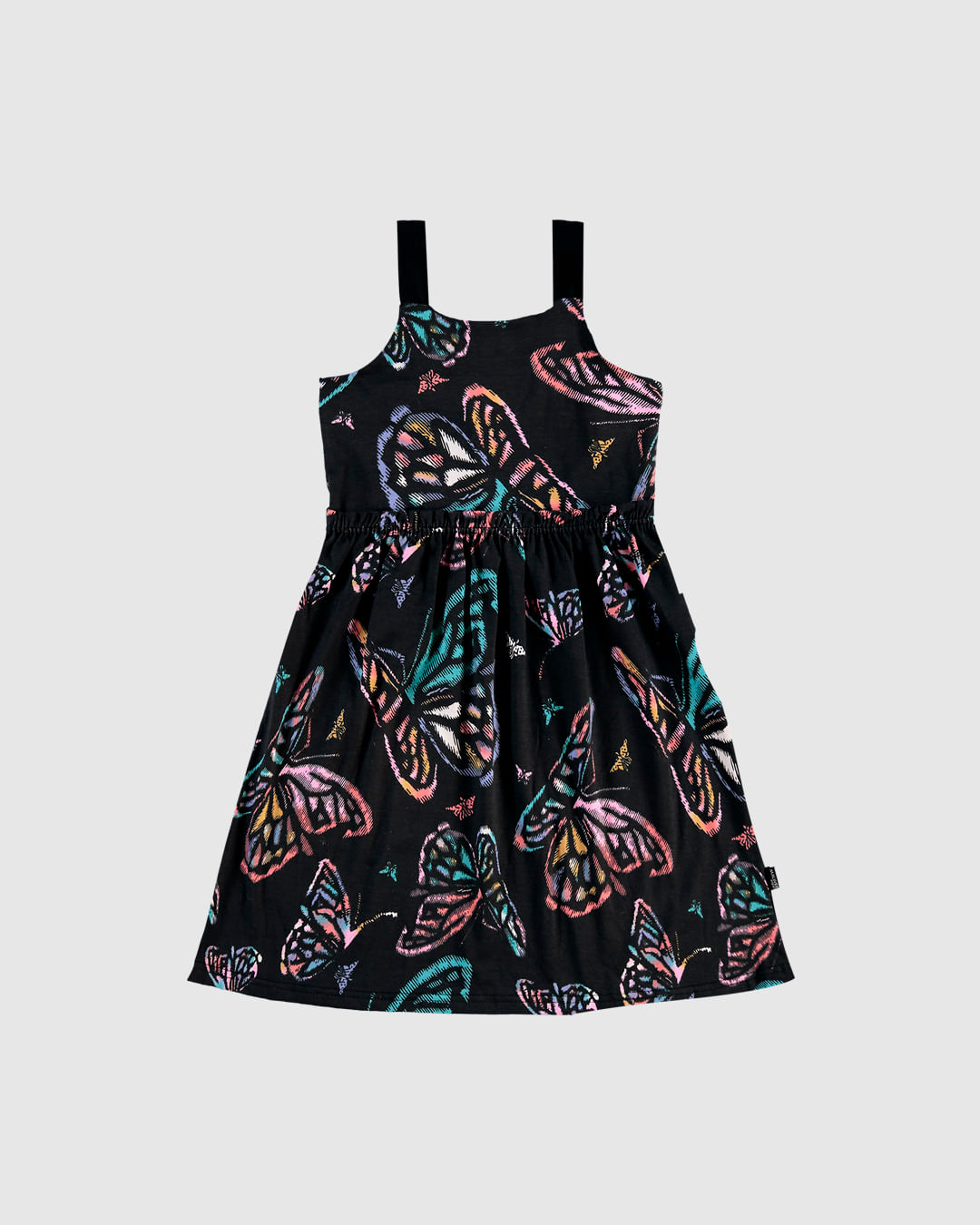 Vestido Infantil Estampa Borboleta Em Algodão Malwee Kids