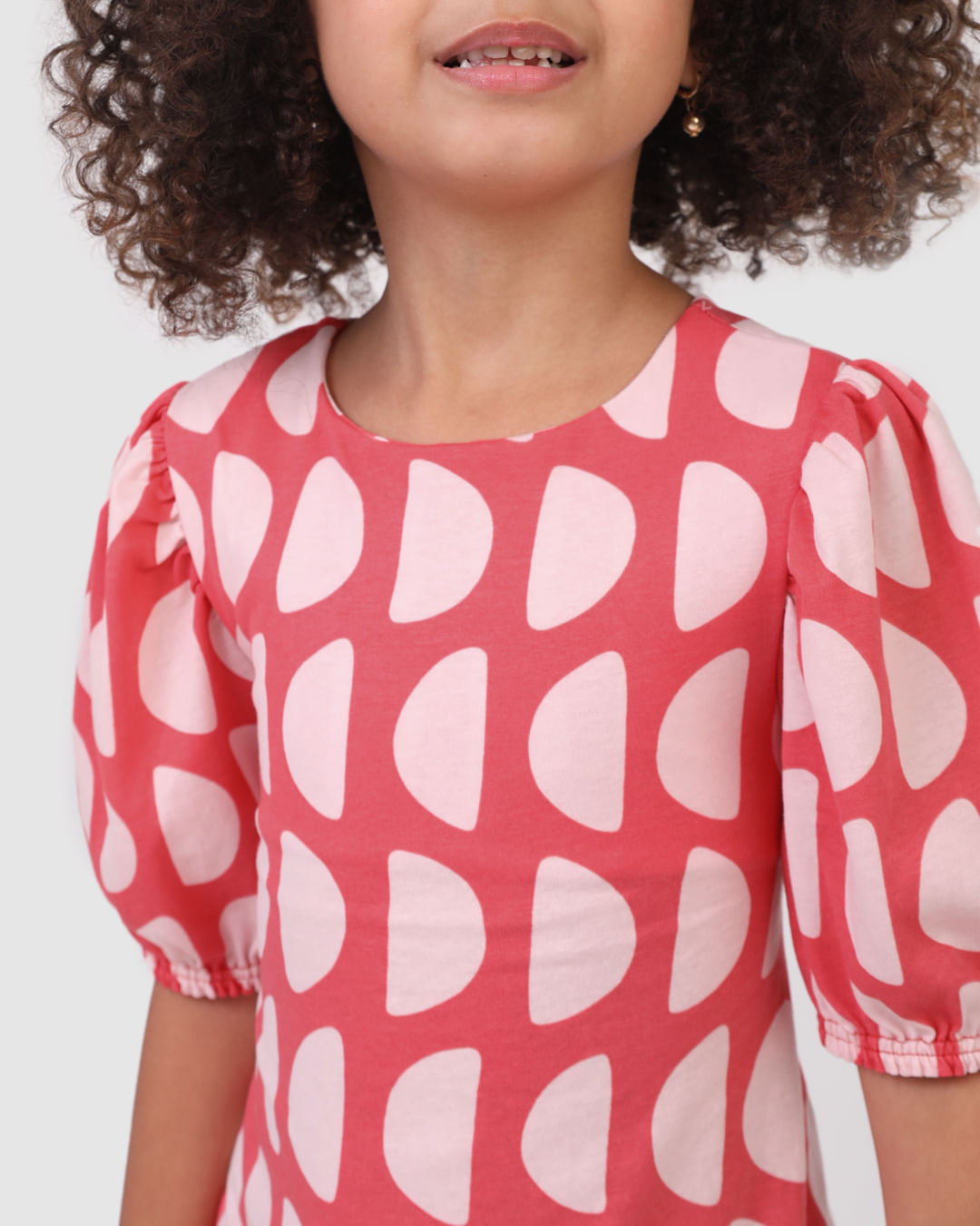 Vestido Infantil Midi Reto Estampa Abstrata Em Algodão Malwee Kids - Imagem 27