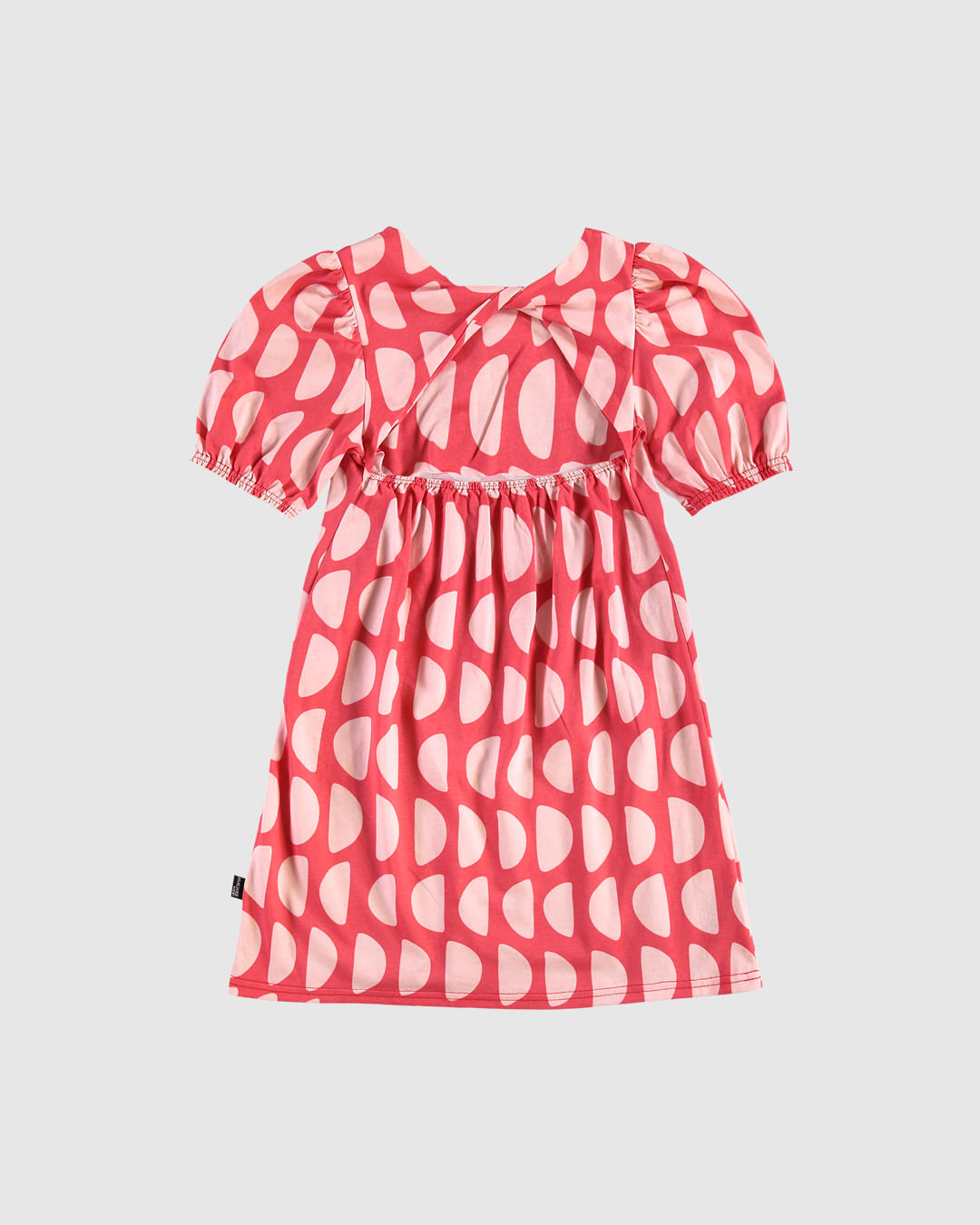 Vestido Infantil Midi Reto Estampa Abstrata Em Algodão Malwee Kids - Imagem 10