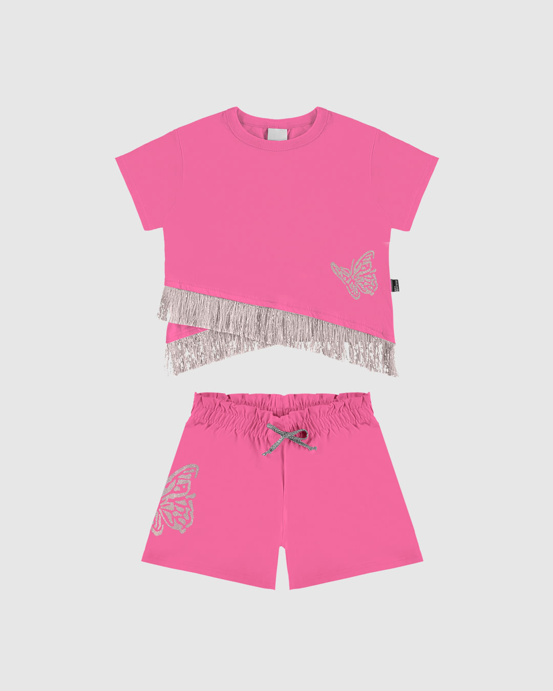 Conjunto Infantil Menina Blusa Com Franjas Brilho - Carnaval Malwee Kids - Imagem 15