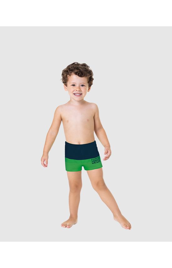 Sunga Boxer Infantil Menino Em Malha UV50+ Malwee Kids