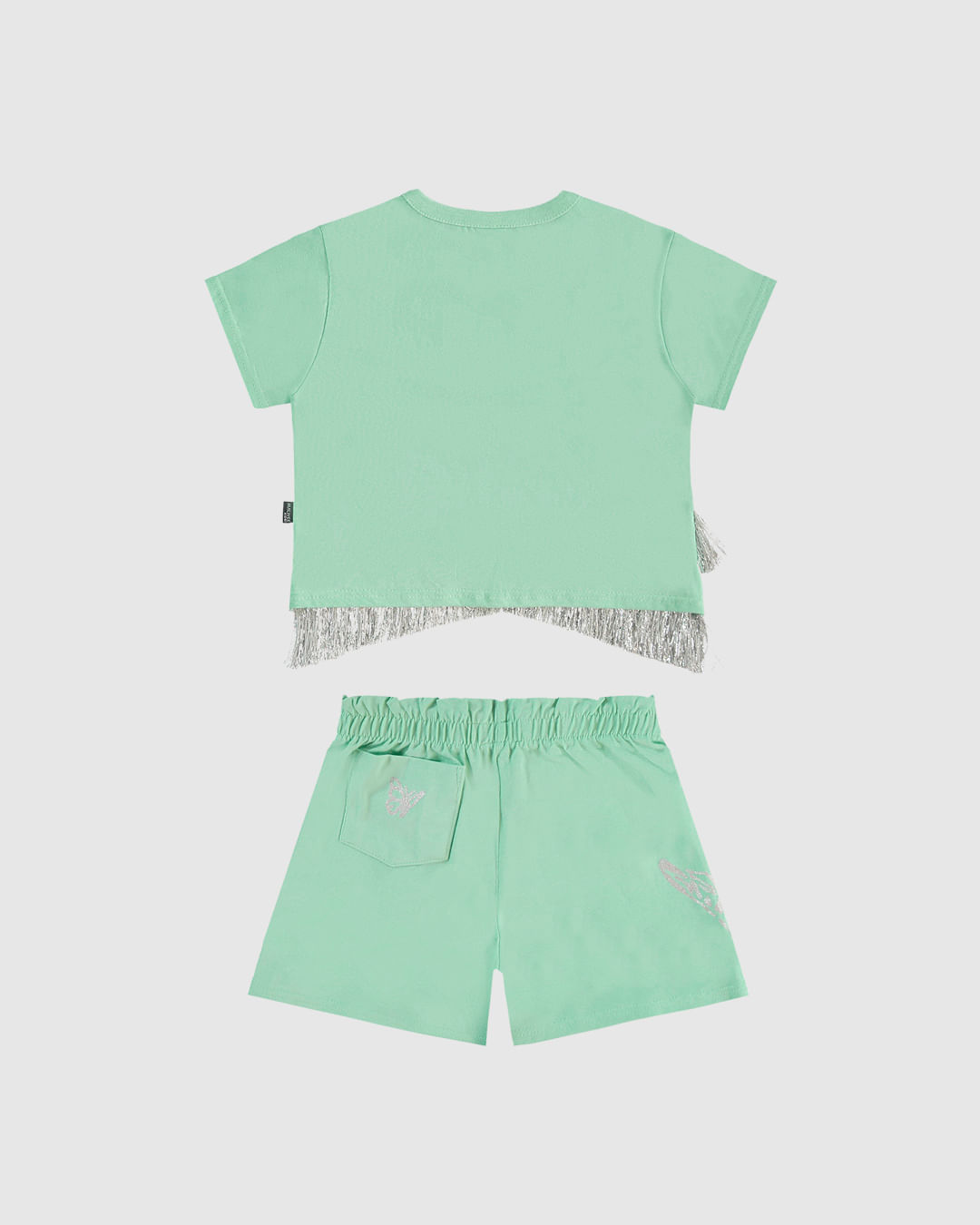 Conjunto Infantil Menina Blusa Com Franjas Brilho - Carnaval Malwee Kids - Imagem 6