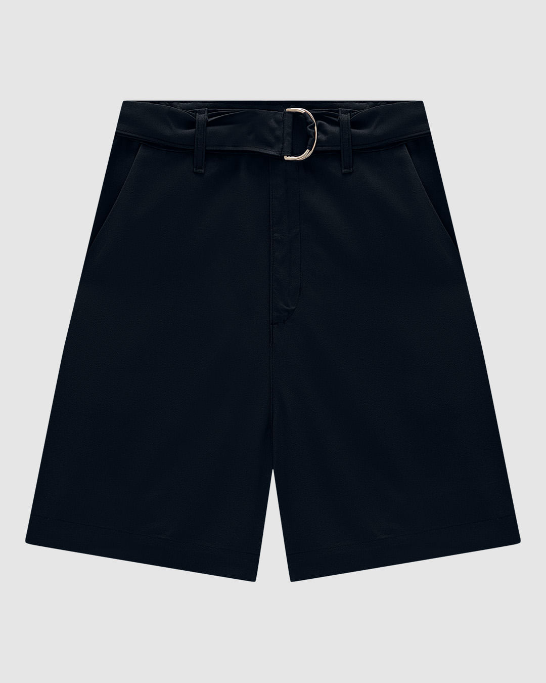 Bermuda Feminina Alfaiataria Com Cinto Em Crepe - ENFIM