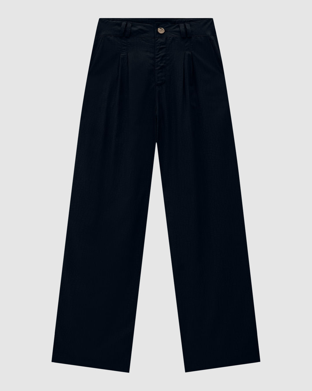 Calça Alfaiataria Feminina Pregas Frontais Em Tecido Jacquard - ENFIM - Imagem 7