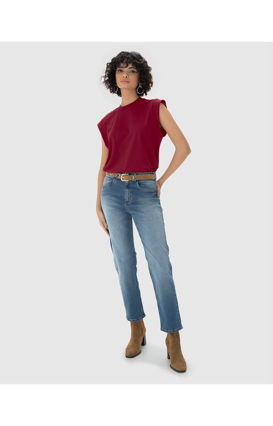 T-Shirt Feminina Muscle Tee Em Algodão - ENFIM