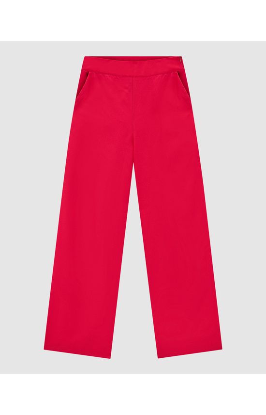 Calça Alfaiataria Feminina Bolso Faca Em Crepe - ENFIM