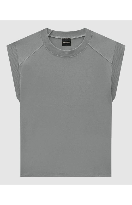 T-Shirt Feminina Muscle Tee Em Algodão - ENFIM