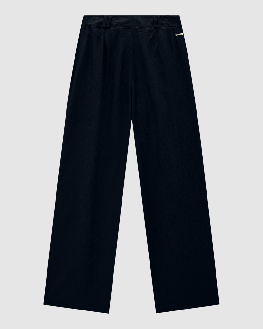 Calça Alfaiataria Feminina Pregas Frontais Em Tecido Jacquard - ENFIM - Imagem 4