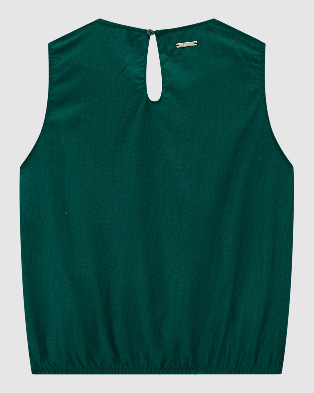 Blusa Balonê Feminina Decote Torcido Em Malha Jacquard - ENFIM - Imagem 6