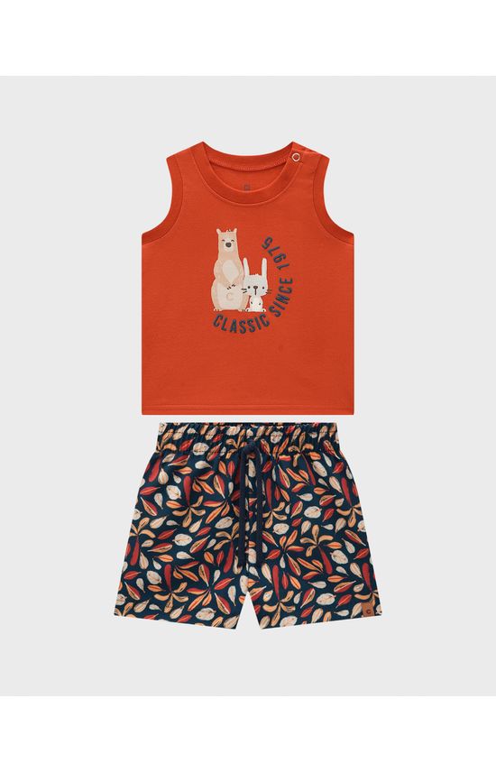 Conjunto Menino Regata Classic Since Em Algodão - Carinhoso