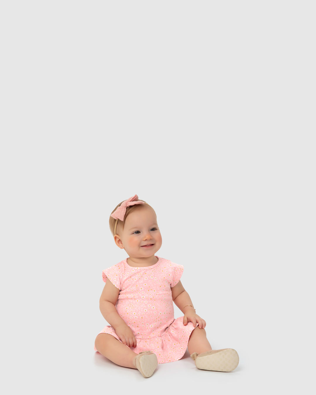 Vestido Body Menina Estampado Em Algodão - Carinhoso - Imagem 3