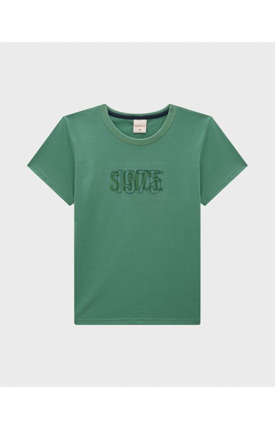 Camiseta Menino Estampa Frontal Bordada Em Algodão - Carinhoso