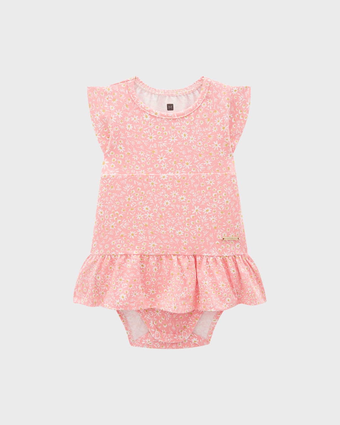 Vestido Body Menina Estampado Em Algodão - Carinhoso - Imagem 6