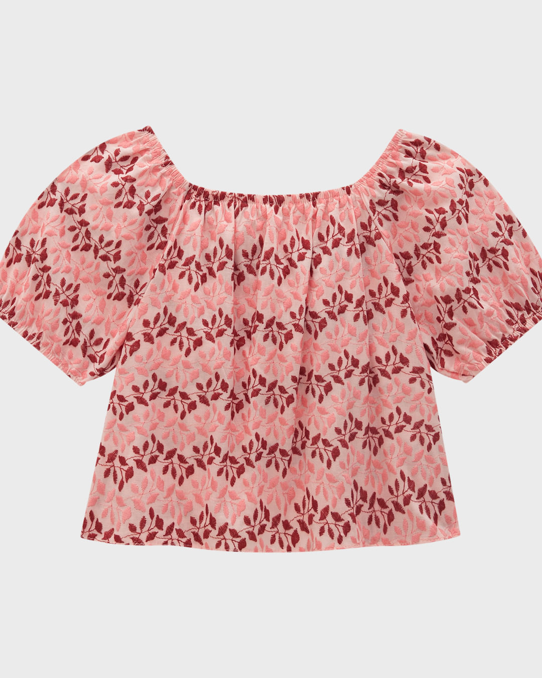 Conjunto Menina Blusa Em Tecido Bordado - Carinhoso - Imagem 10