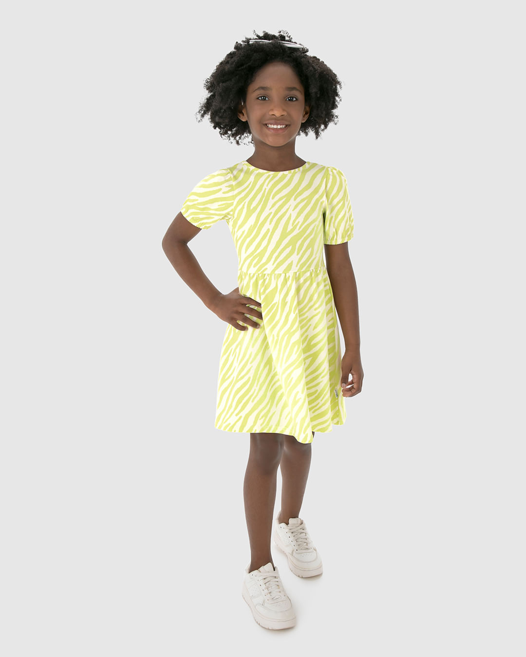 Vestido Infantil Estampa Animal Print Em Algodão Malwee Kids - Imagem 16