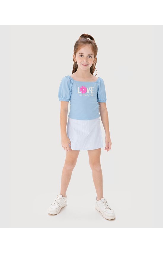 Conjunto Infantil Menina Love Is A Beautiful Thing Malwee Kids