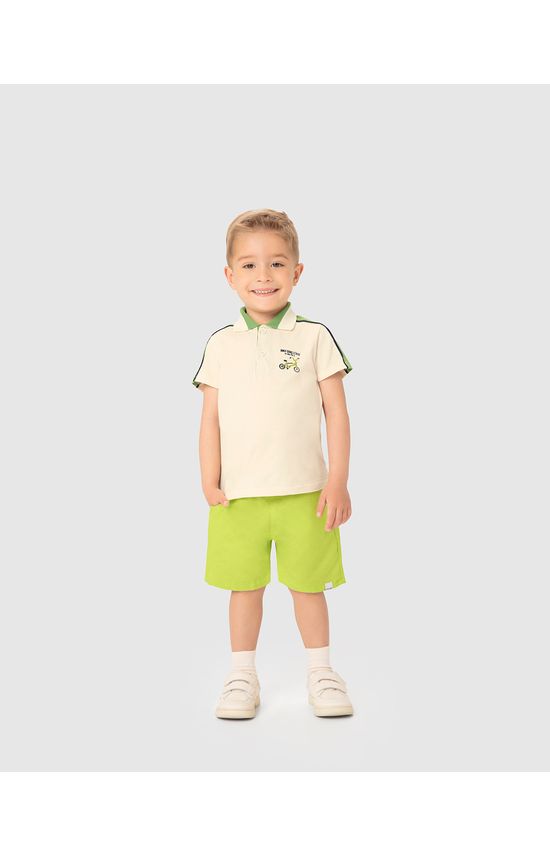 Conjunto Infantil Menino Camiseta Bmx Challenge Em Algodão Malwee Kids