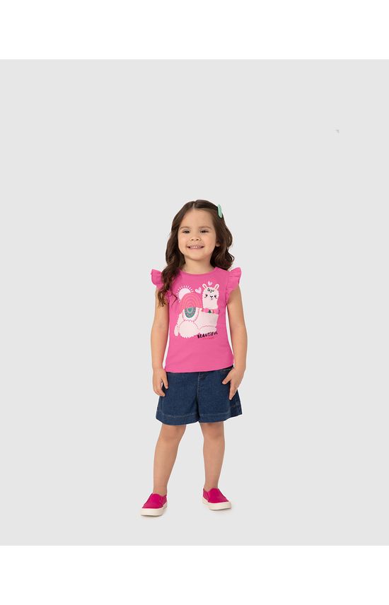 Blusa Infantil Menina Beautiful Sunset Em Algodão Malwee Kids