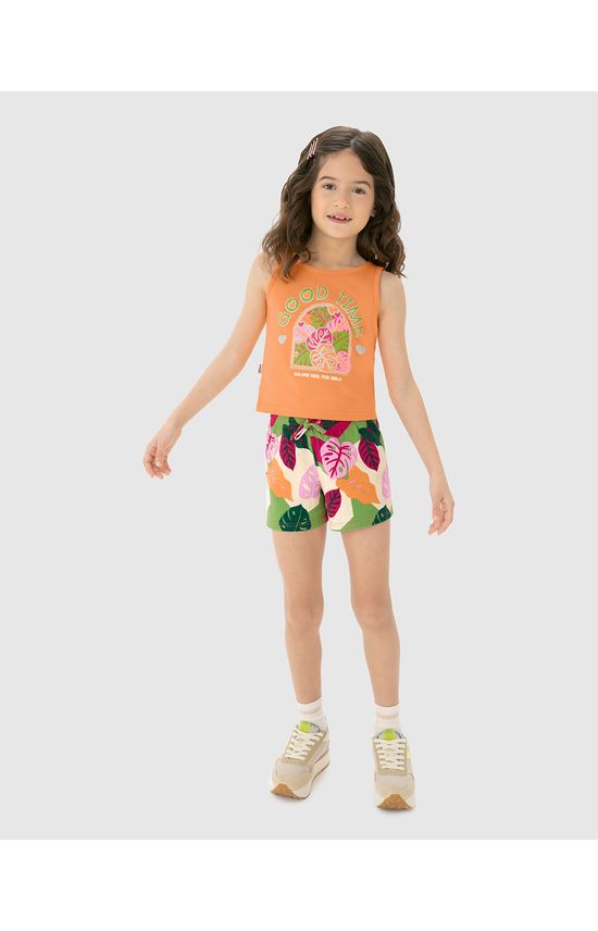 Conjunto Infantil Meina Good Time For Girls Malwee Kids
