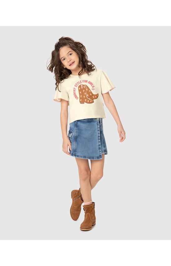 Blusa Infantil Menina Country Style For Girls Em Algodão Malwee Kids