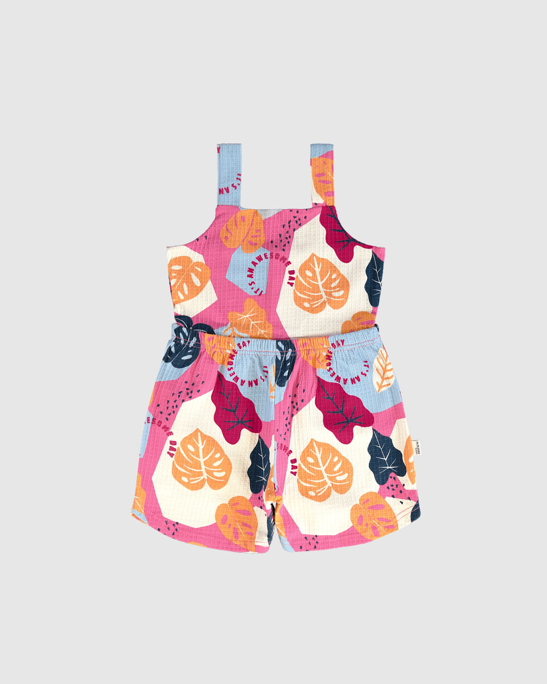 Macaquinho Infantil Menina Decote Quadrado Em Malha Texturizada Malwee Kids - Imagem 11