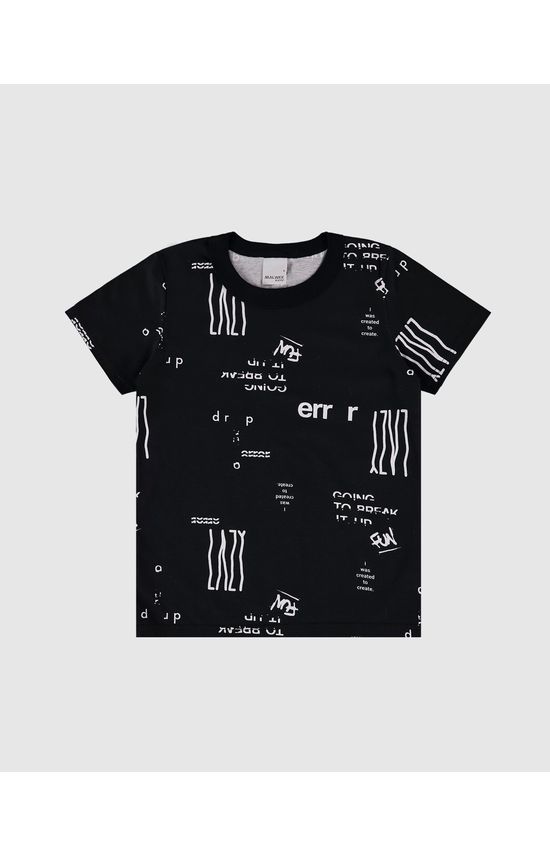 Camiseta Infantil Menino Estampada Em Algodão Malwee Kids