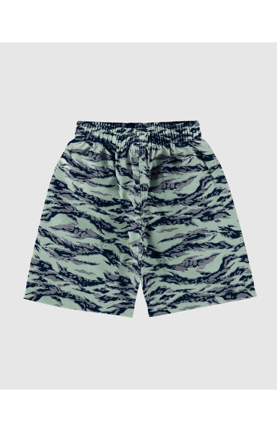 Bermuda Infantil Menino Estampada Em Microfibra Malwee Kids