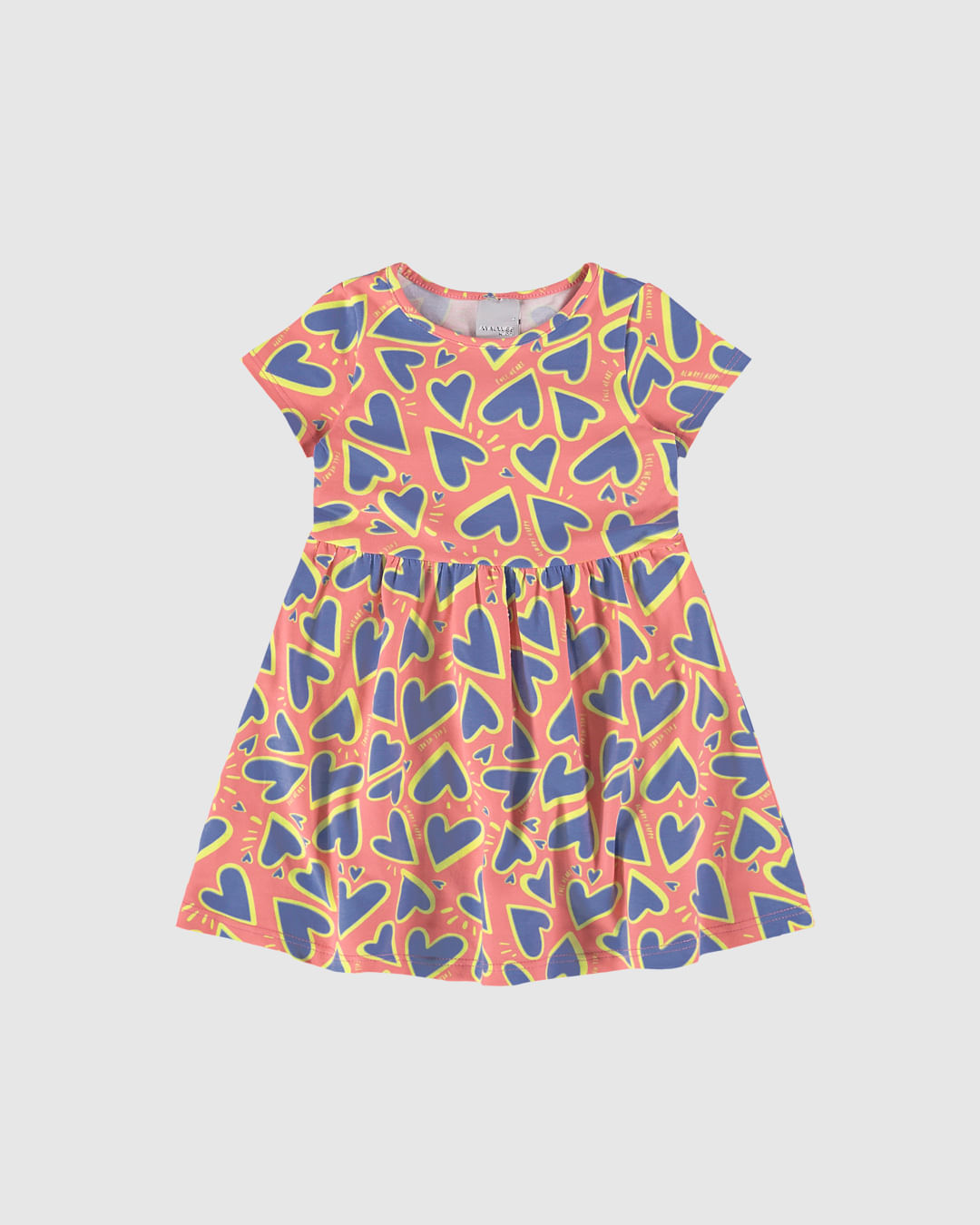 Vestido Infantil Rodado Com Estampa Em Algodão Malwee Kids - Imagem 2