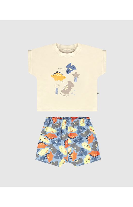 Conjunto Infantil Menino Amor De Bebê Em Algodão Malwee Kids