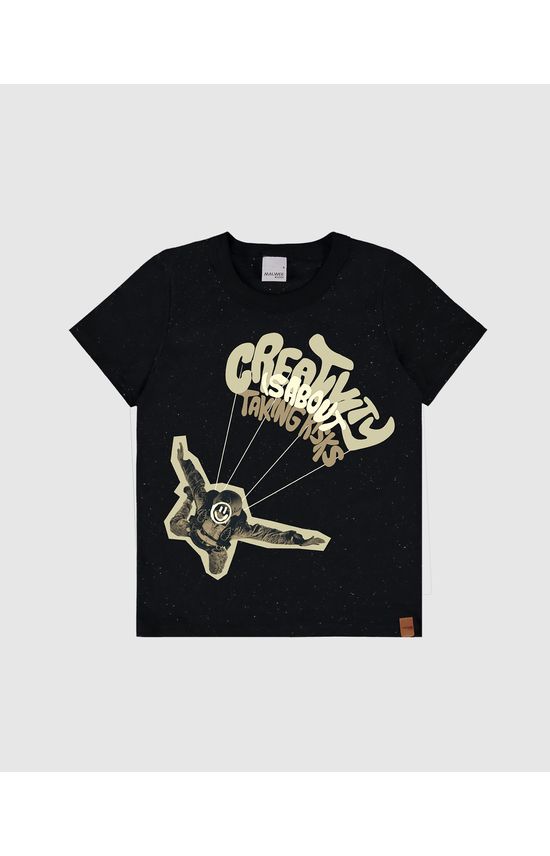 Camiseta Infantil Menino Creativity Em Malha Botonê Malwee Kids