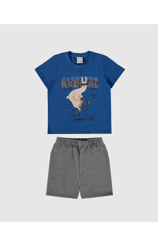 Conjunto Infantil Menino Aventura Radical Em Algodão Malwee Kids