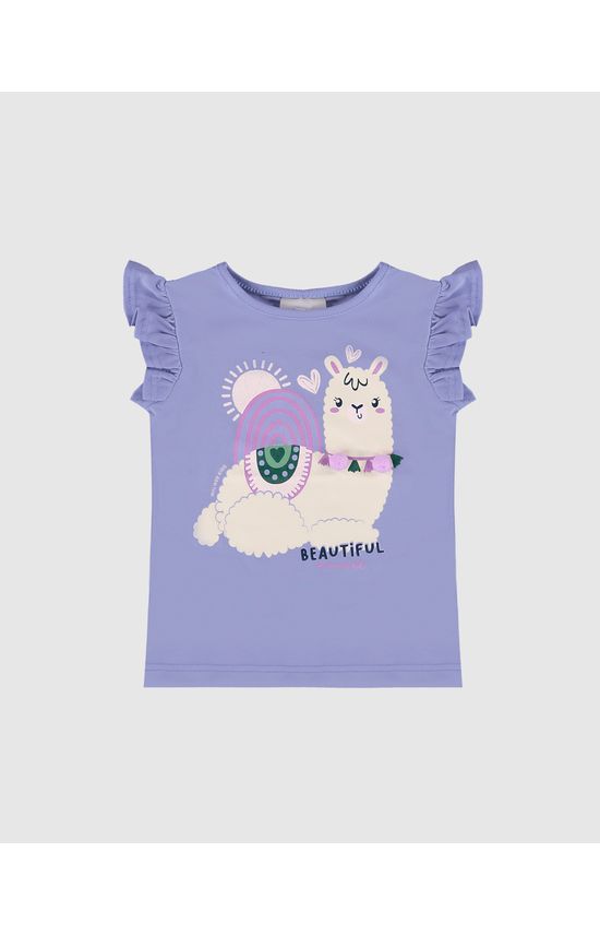 Blusa Infantil Menina Beautiful Sunset Em Algodão Malwee Kids
