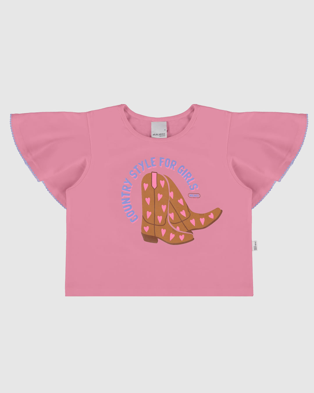 Blusa Infantil Menina Country Style For Girls em Algodão Malwee Kids