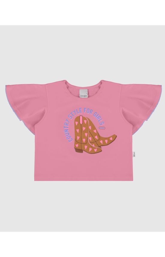 Blusa Infantil Menina Country Style For Girls Em Algodão Malwee Kids