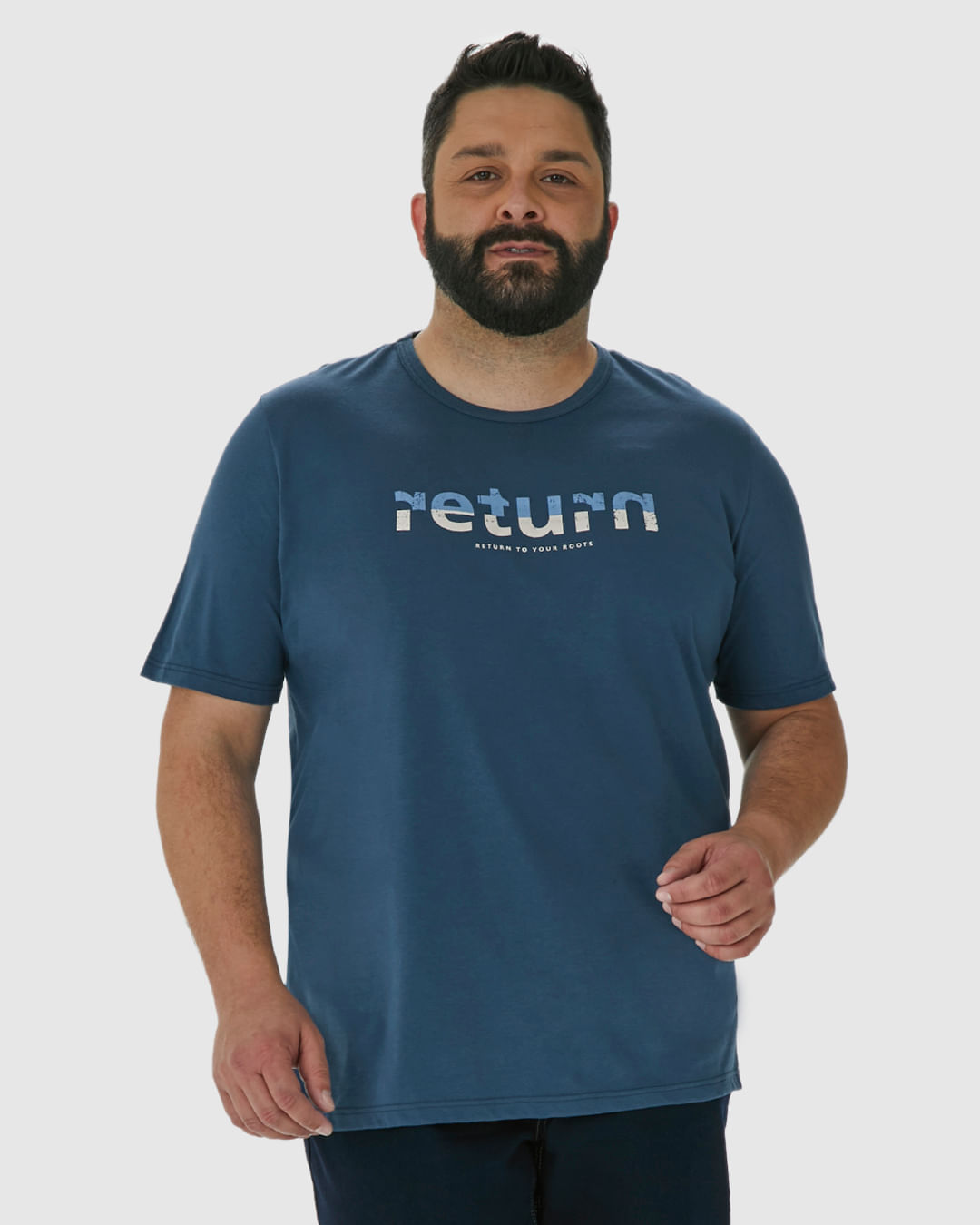 Camiseta Masculina Plus Size Return To Your Roots Em Algodão - Imagem 16