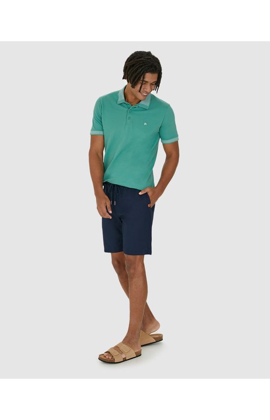 Bermuda Comfort Masculina Bolso Funcional Em Viscolinho