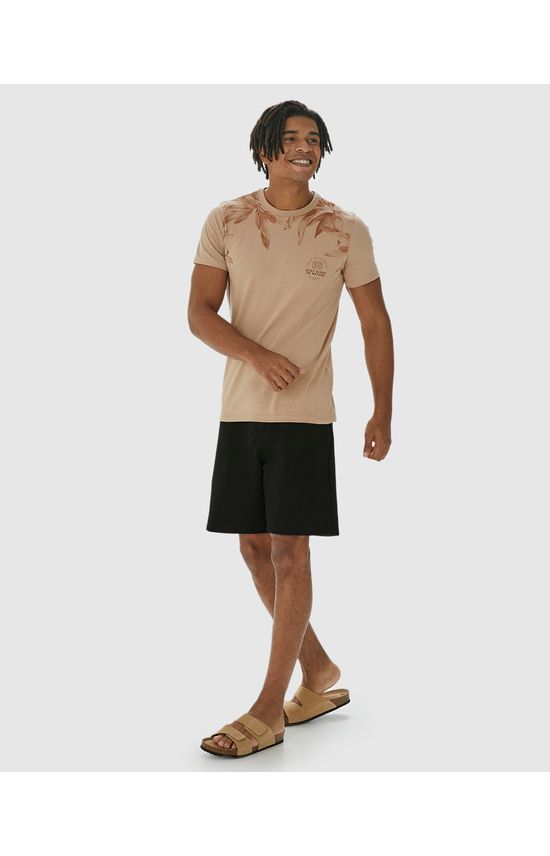 Bermuda Masculina Reta Em Moletom Piquet