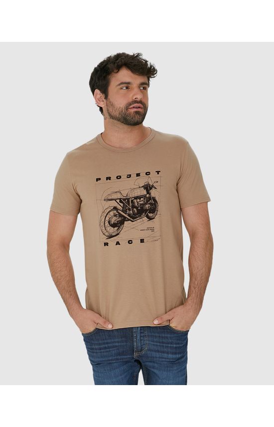 Camiseta Masculina Project Race Em Algodão