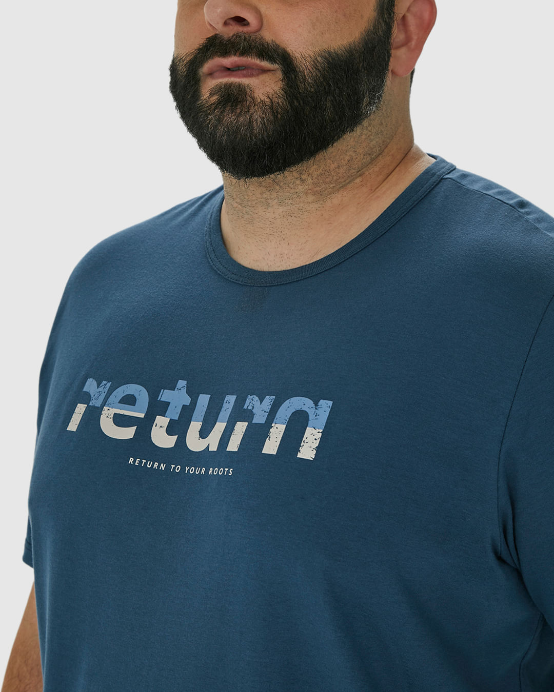 Camiseta Masculina Plus Size Return To Your Roots Em Algodão - Imagem 8