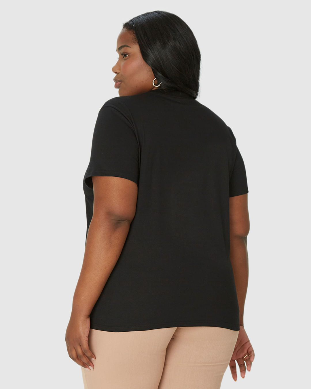 Camiseta Feminina Plus Size Charmer Em Algodão - Imagem 15