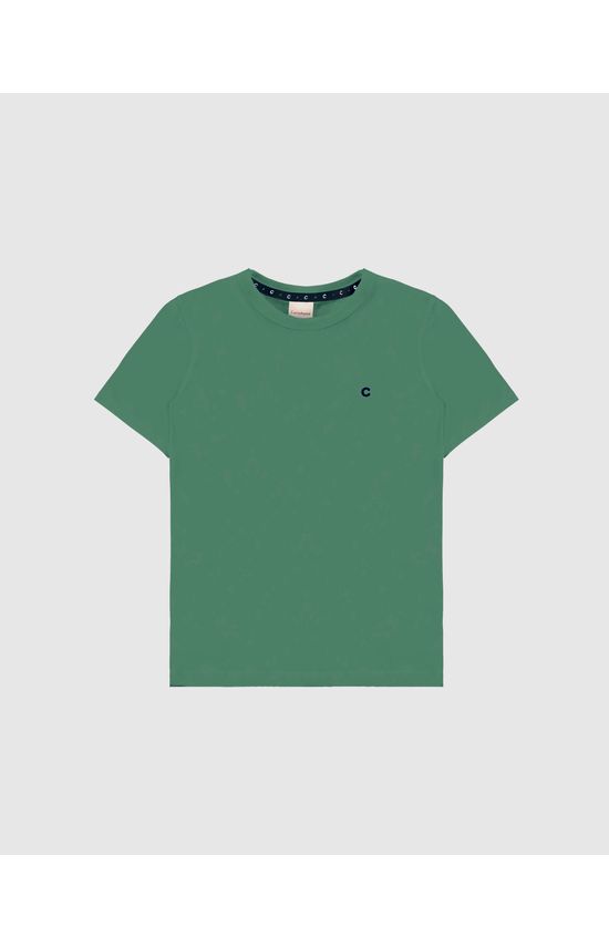 Camiseta Menino Manga Curta Em Algodão - Carinhoso