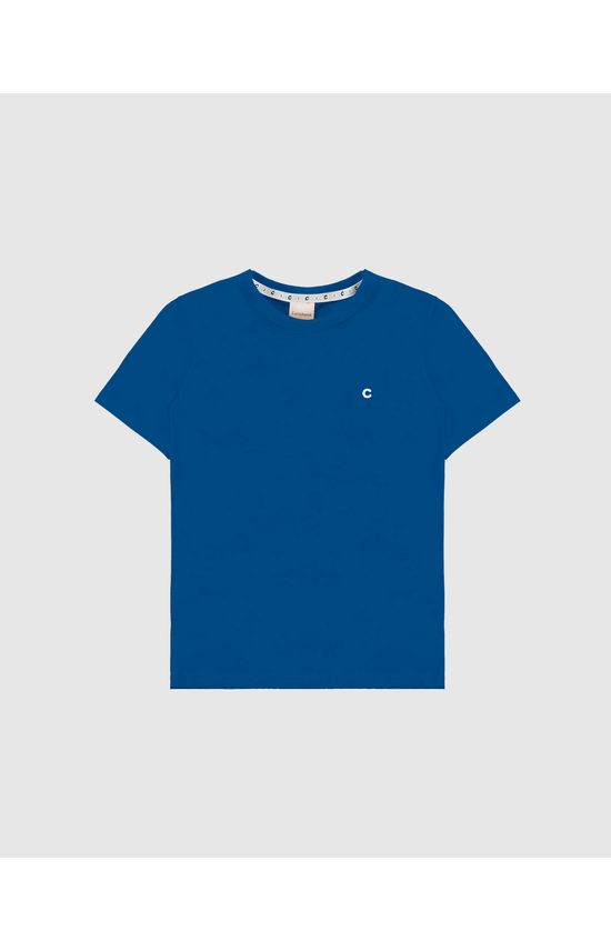 Camiseta Menino Manga Curta Em Algodão - Carinhoso