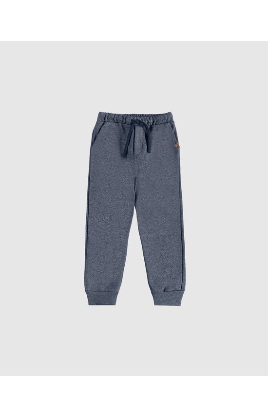 Calça Menino Jogger Cadarço Frontal Em Moletom Flanelado - Carinhoso