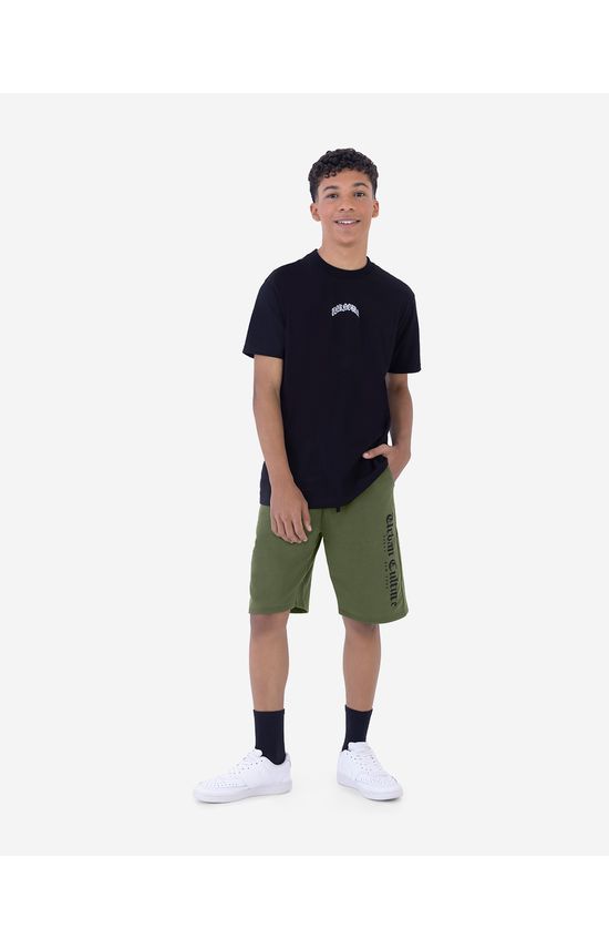 Bermuda Menino Estampa Urban Culture Em Moletom Malwee Kids